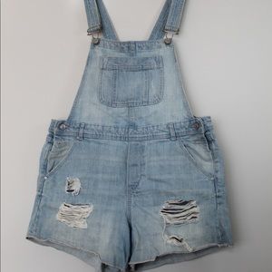 Shorts jean overall